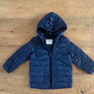 Old Navy Dinosaur Hooded Puffer Jacket 2T
